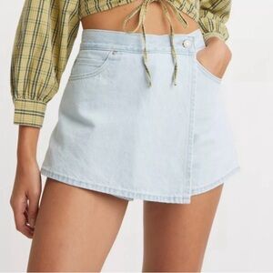 Levi's Light Blue Denim Skort